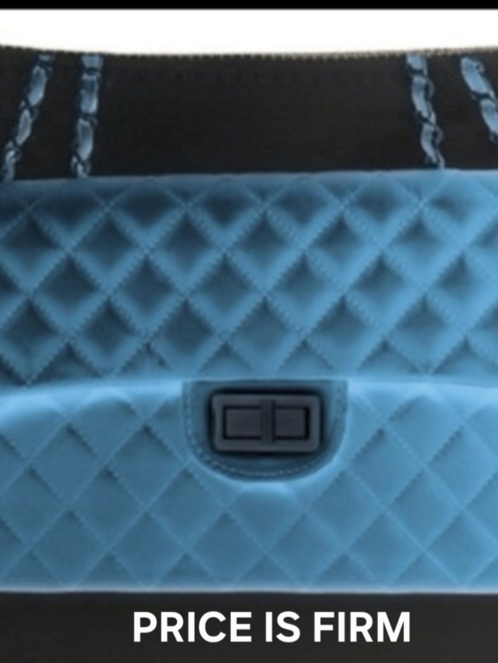 NWT X RAY Look Clutch Cosmetic Bag Blue& Black